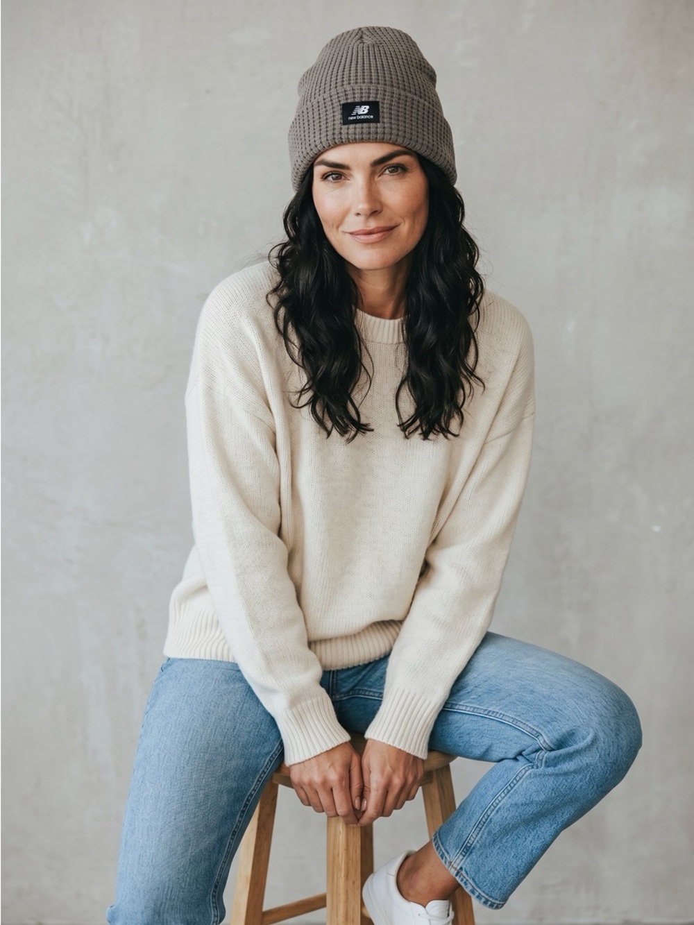 New Balance Waffle Knit Cuffed Beanie